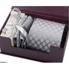 Kat Cheung pilkullinen silkkisolmiosetti - Champagne