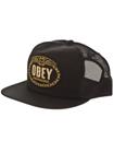 Obey Chains Trucker Lippis black / musta Miehet