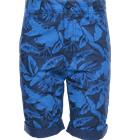 Warp B CHINO SHORTS BLUE EXOTIC PRINT