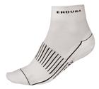 Endura Coolmax Race II sukat 3 Pack , valkoinen