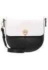 New Look BLOCK SADDLE Olkalaukku black