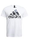 adidas Performance BADGE OF SPORT Printtipaita white