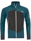 Ortovox Piz Badile Fleecetakki mid aqua / sininen Miehet