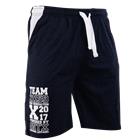 GNTX Shorts, Navy Melange