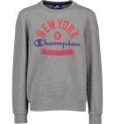 Champion B CREWNECK SWEATSHIRT GRAY MELANGE DARK