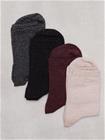 Pieces Pcsebby Glitter Socks 4-Pack Sukat Musta
