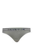 Calvin Klein Thong, Li8, Xs SIMPLE STRIPE_GREY HEATHER