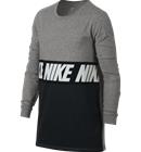 Nike B NSW AV15 LS TEE DK GREY HEATHER
