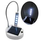Led-pöytävalaisin, jossa aurinkopaneeli