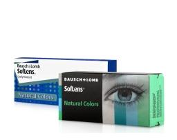 Bausch & Lomb SofLens Natural Colors, kuukausikäyttöiset värilliset piilolinssit tehoilla 2 kpl