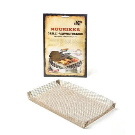 Muurikka, grilli/savustuskori 20 x 32 cm