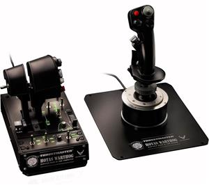 Thrustmaster HOTAS Warthog, sauvaohjain ja kaasukahva