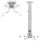 Multibrackets M Universal I, projektoriteline kattoon – kuva 1