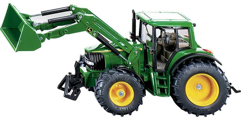 Siku John Deere traktori etukauhalla 1:32