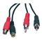 2x RCA uros - 2x RCA naaras, kaapeli – kuva 1