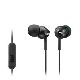 Sony MDR EX110 nappikuulokkeet, hinta 14 € Sony MDR EX110APB EX Series nappikuulokkeet mikrofonilla