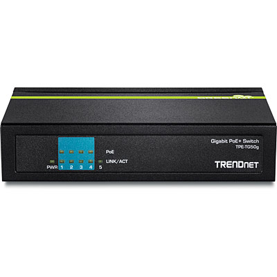 Trendnet TPE-TG50g, kytkin