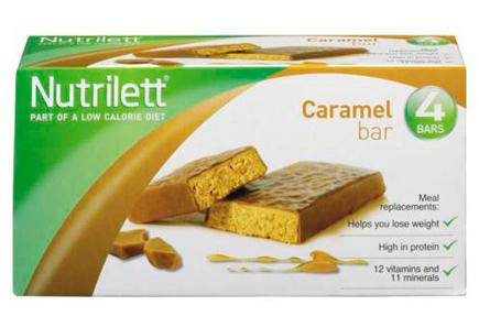Nutrilett, välipalapatukat 4 x 60 g