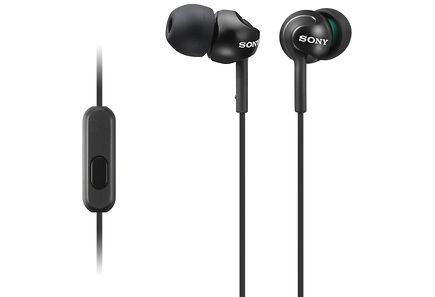 Sony MDR EX110 nappikuulokkeet, hinta 14 € Sony MDR EX110APB EX Series nappikuulokkeet mikrofonilla