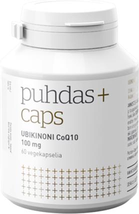 Puhdas+ Caps CoQ10 Ubikinoni 100 mg, 125 kaps.