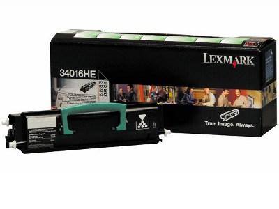 Lexmark 34016HE - musta, mustekasetti