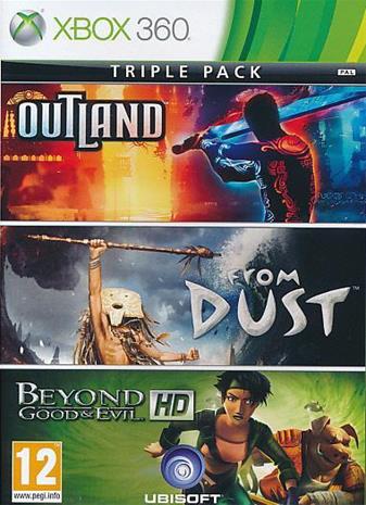 Beyond Good and Evil + Outland + From Dust, Xbox 360 -peli – kuva 8/8