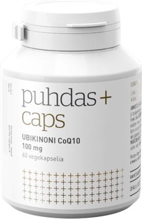 Puhdas+ Caps CoQ10 Ubikinoni 100 mg, 125 kaps.