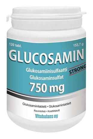 Glucosamin, ravintolisä 750 mg 120 tabl.