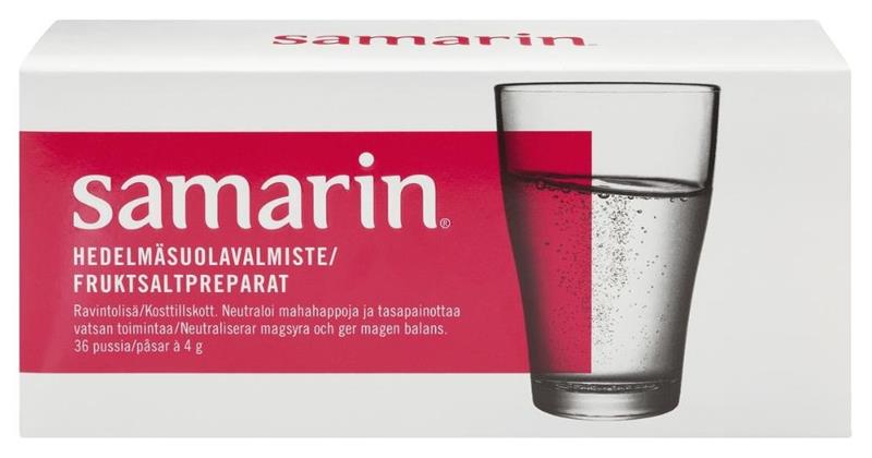 Samarin, hedelmäsuola 36 annospussia