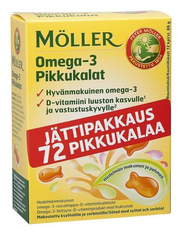 Möller Omega-3 Pikkukalat, 72 kaps. – kuva 4/8