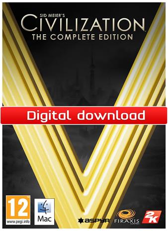 Civilization V (5) Complete Edition, Mac-peli