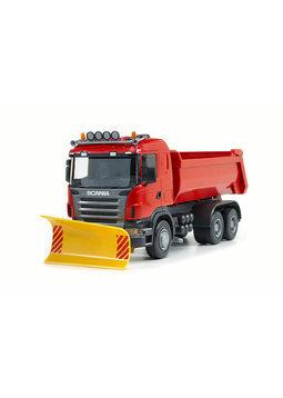 Emek - Aurausauto Scania punainen