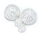 BB-Korvakoru Crystal 8/16 White – kuva 1