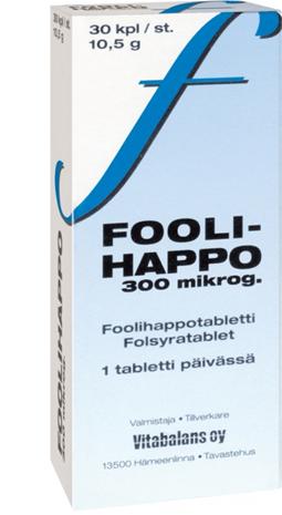 Vitabalans Foolihappo 400 µg, 30 tabl.