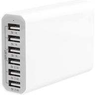 USB-seinälaturi, 6 x USB
