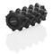 Gymstick Fascia Roller, hierontarulla – kuva 1