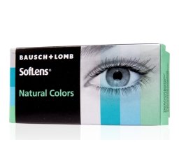 Bausch & Lomb SofLens Natural Colors, kuukausikäyttöiset värilliset piilolinssit tehoilla 2 kpl