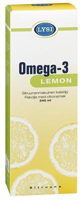 Lysi Omega-3 Lemon, 240 ml – kuva 1/8