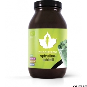 Puhdistamo Spirulina-tabletit 100g
