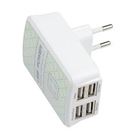 USB seinälaturi 4 x USB, hinta 9,90 € USB seinälaturi 4 x USB + 1 x USB Type C, hinta 31 €
