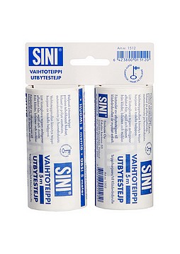 Sini - Vaihtorulla teippiharjaan 2kpl