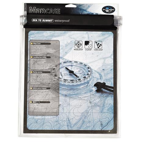 Sea to Summit Waterproof Map Case tarvikkeet Small, läpinäkyvä