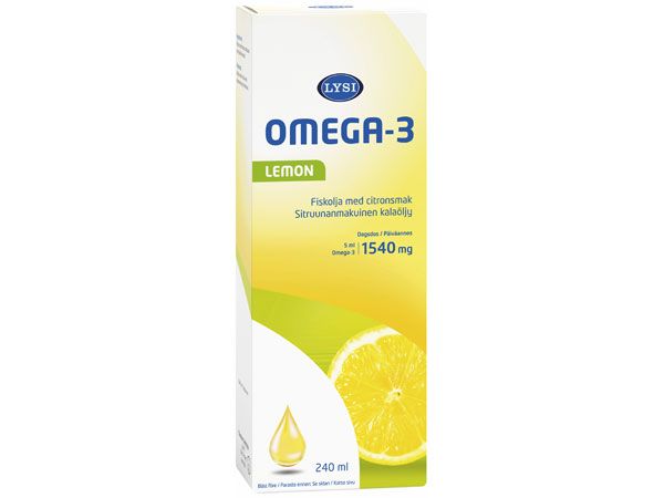 Lysi Omega-3 Lemon, 240 ml – kuva 7/8