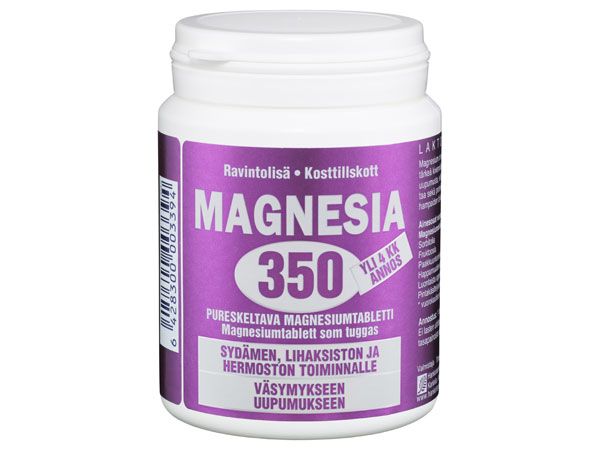 Hankintatukku Magnesia 375, 140 tabl.