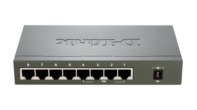 D-Link DES-1008PA, kytkin – kuva 7/8