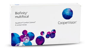 CooperVision Biofinity Multifocal, kuukausikäyttöiset monitehopiilolinssit 6 kpl
