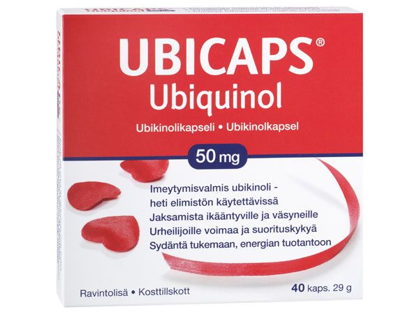 Ubicaps-Ubiquinol 50 mg, 40 kaps