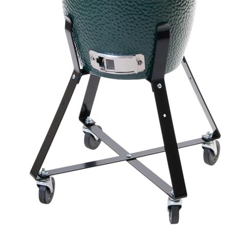 Big Green Egg S, grillin jalusta pyörillä