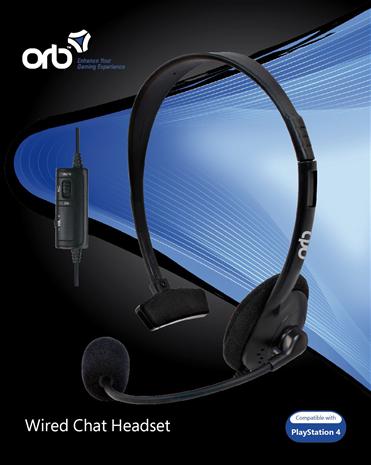 Orb Wired Chat Headset (PS4), kuulokemikrofoni