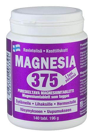 Hankintatukku Magnesia 375, 140 tabl.